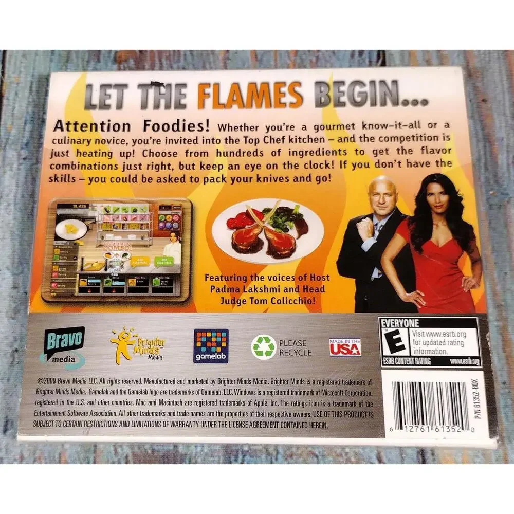 Top Chef The Game‎ - PC CD-ROM